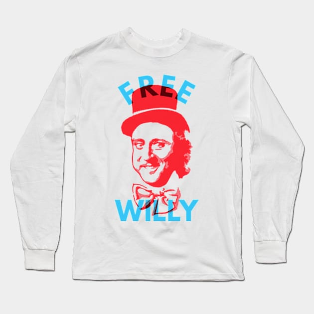 Free Willy (Wonka) and the Chocolate Factory Long Sleeve T-Shirt by tabners